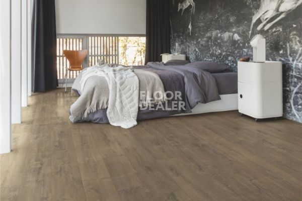 Плитка ПВХ Quick Step Livyn Balance Click Plus BACP BACP40160  Дуб бархатный коричневый фото 1 | FLOORDEALER